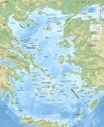 Aegean Sea map bathymetry - Σόλων ΜΚΟ