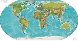 Worldmap LandAndPolitical common - Σόλων ΜΚΟ