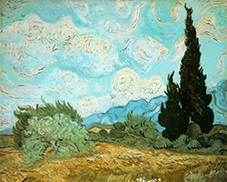 wheat field with cypresses 250 - Σόλων ΜΚΟ