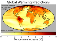 Global Warming Predictions Map - Σόλων ΜΚΟ