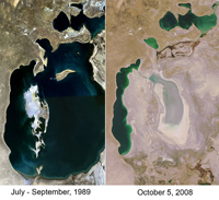 aral sea 1989 2008 - Σόλων ΜΚΟ