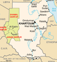 Darfur map - Σόλων ΜΚΟ