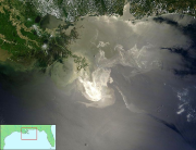 Deepwater Horizon oil spill from space May 24 2010 - Σόλων ΜΚΟ