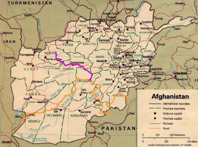 Afganistan map 1 - Σόλων ΜΚΟ