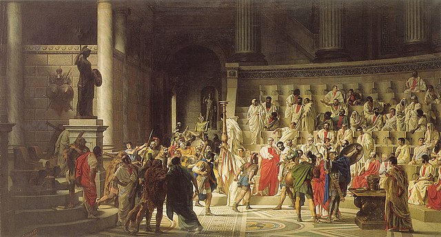 The Last Senate of Julius Caesar by Raffaele Giannetti - Σόλων ΜΚΟ