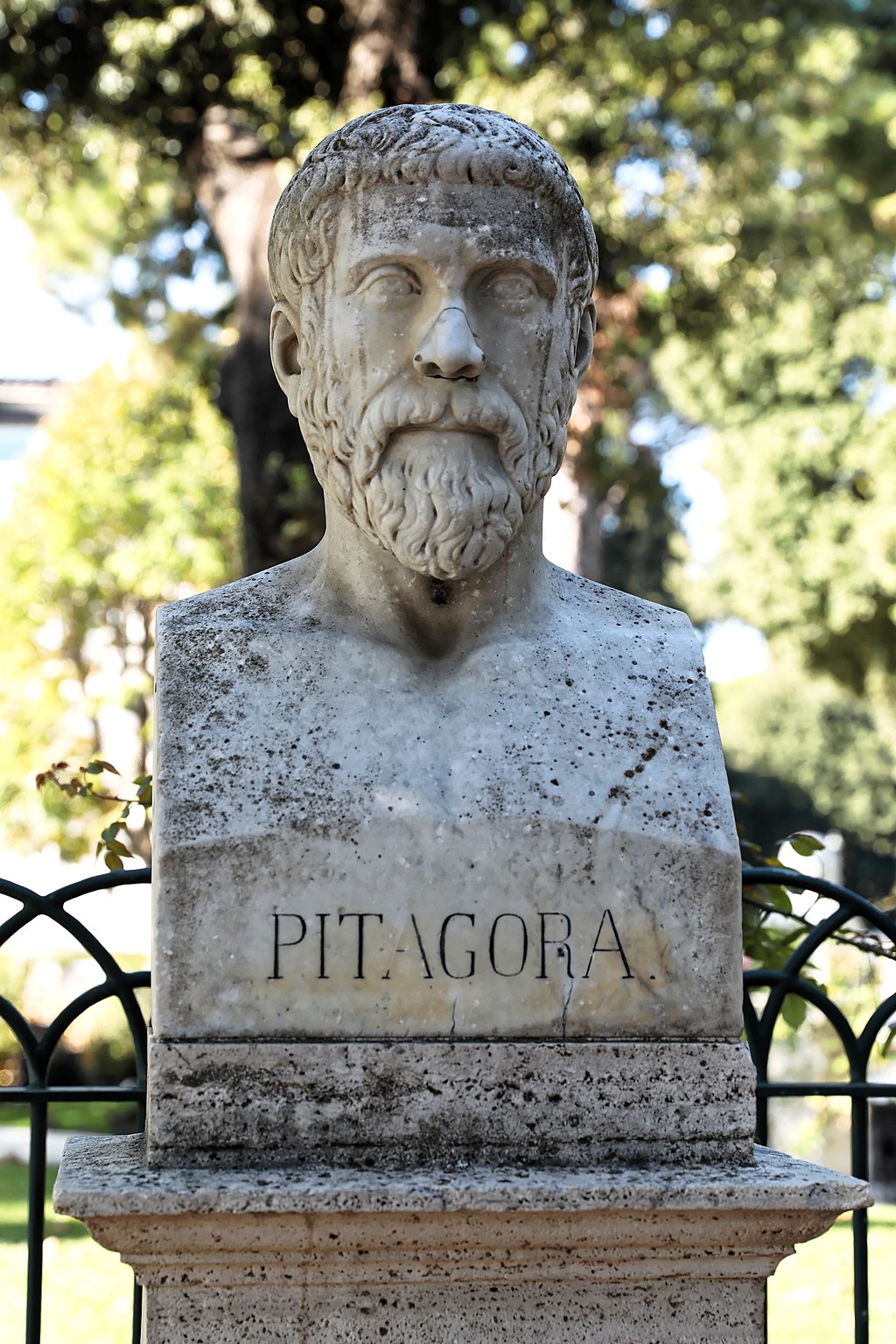 Bust of Pythagoras in Villa Borghese - Σόλων ΜΚΟ